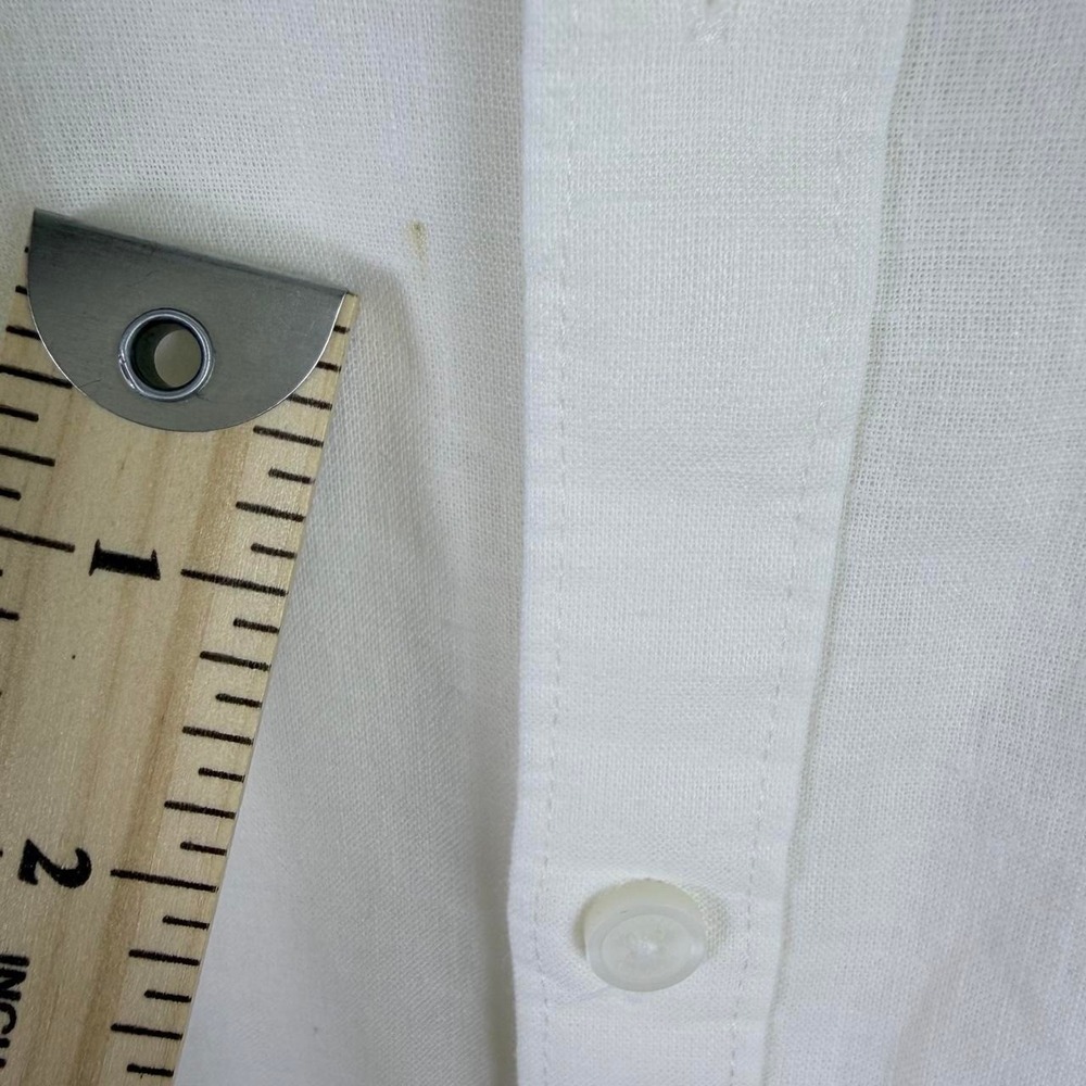 Coastal Grandfather Resort Vacation Linen Preppy Shirt OriginalPenguin Mens L - Picture 8 of 8